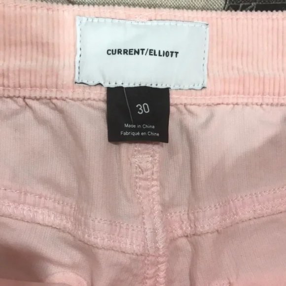 Current/Elliott High Waist Ankle Corduroy Pants - Picture 7 of 8